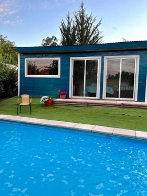 Cabaña con piscina